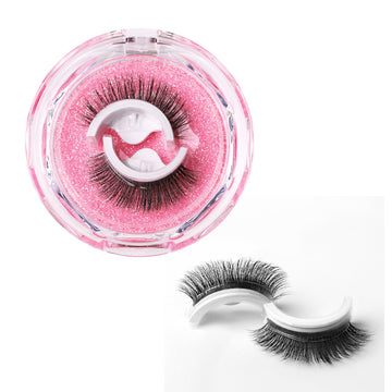 Reusable Eyelashes Natural Curly Self-adhesive Lashes Extension